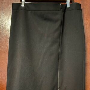 Ann Taylor Factory Classic Black Pencil Skirt